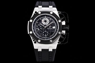 Audemars Piguet Factory AP Royal Oak Survivo Black Steel Case diameter 44mm Watch